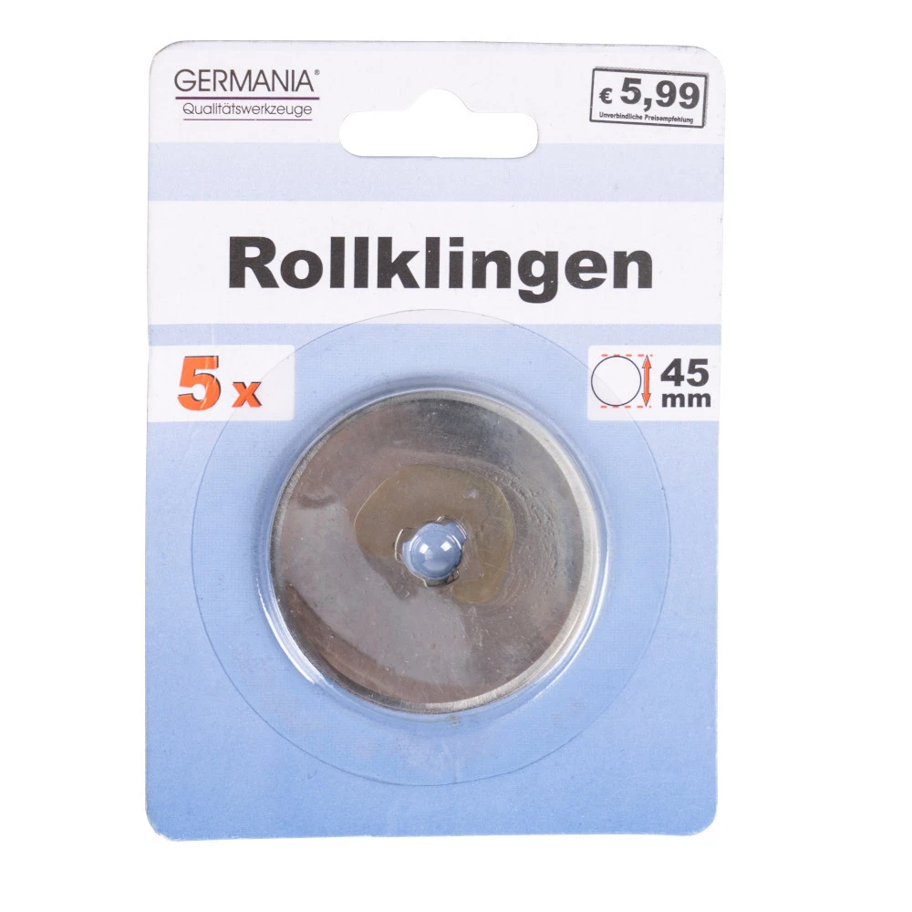 GERMANIA Ersatz-Rollklingen-Set 5 Stück Je Ø 45 Mm 1 GERMANIA Ersatz-Rollklingen-Set 5 Stück Je Ø 45 Mm