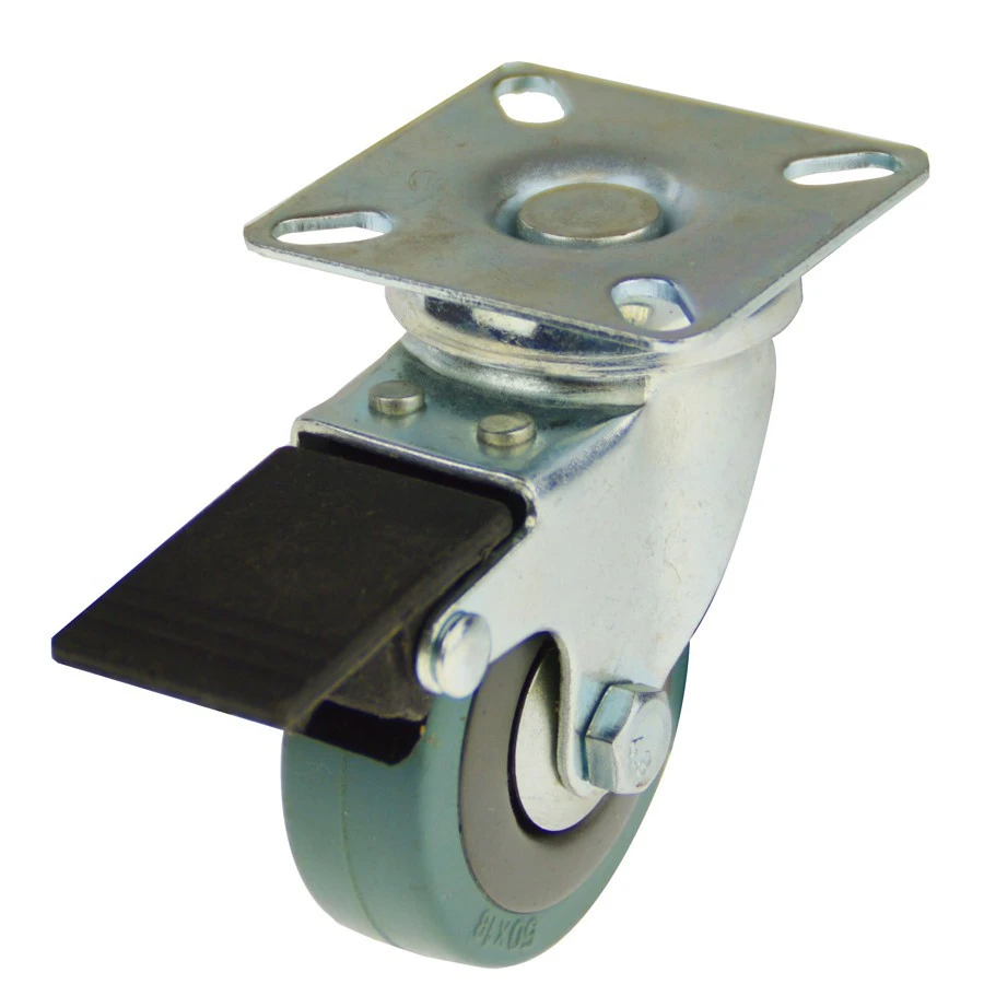 Lenkrolle Ø50mm Max.40kg Grau Transportrolle Vollgummi Feststellbremse Rolle 1 Lenkrolle Ø50mm Max.40kg Grau Transportrolle Vollgummi Feststellbremse Rolle