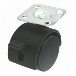 Möbelrolle Mit Bremse PVC Ø 40mm